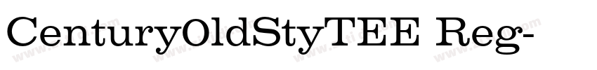 Century0ldStyTEE Reg字体转换